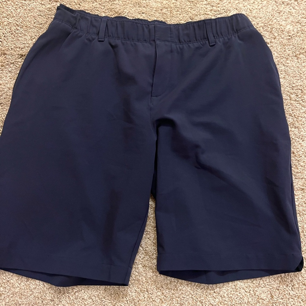 Women’s navy golf under armour shorts bermuda style navy size 10